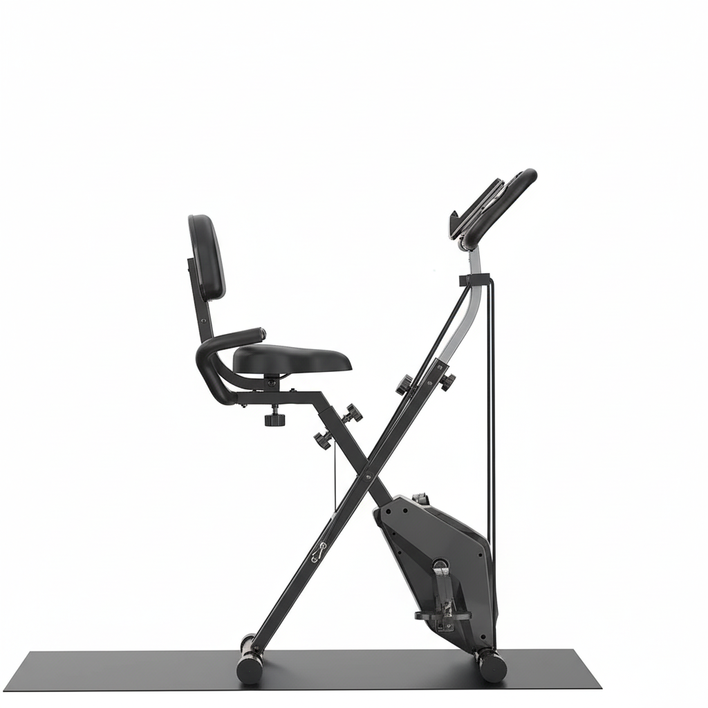 Exercise Bike Indoor Cycling Home Gym Workout Cardio Fitness LCD Monitor Black ✨