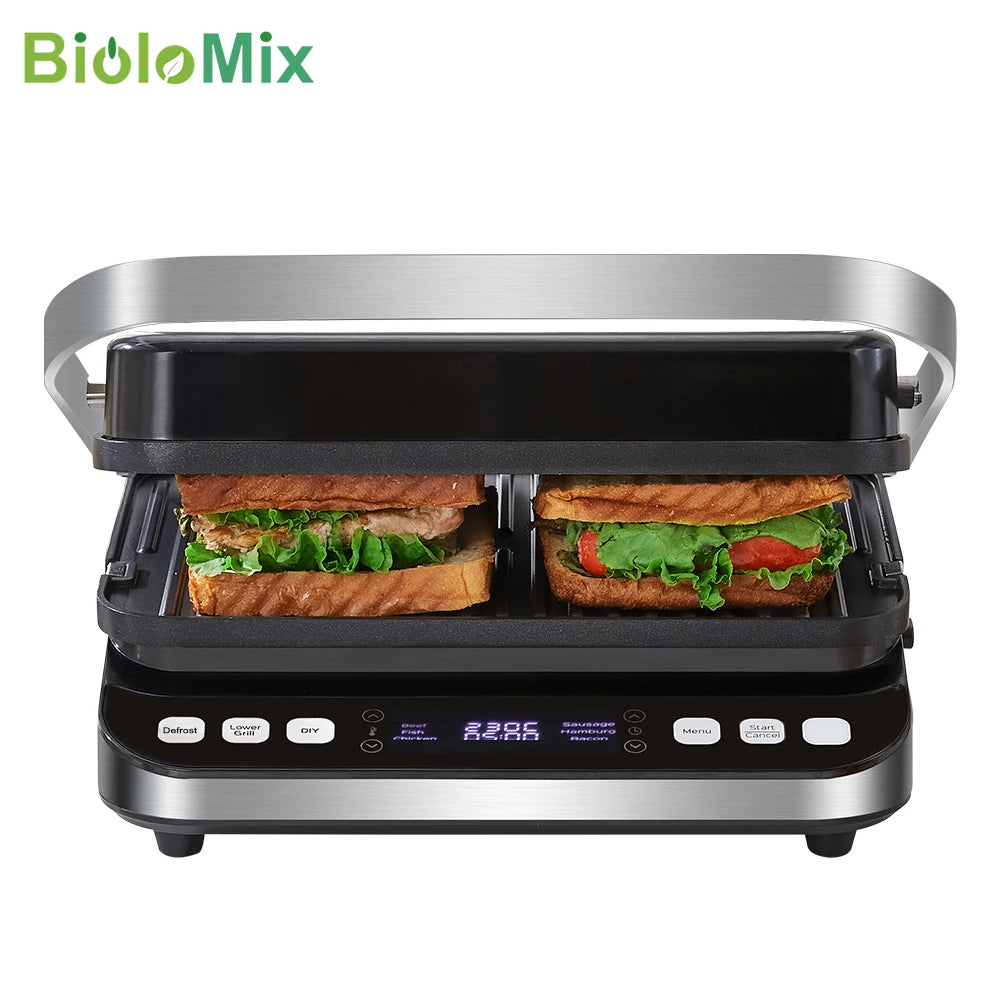 BioloMix Large Electric Griddle Countertop Hot Plate Grill Bacon Commercial ✨✨