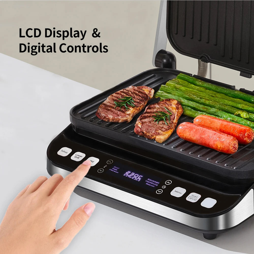 BioloMix Large Electric Griddle Countertop Hot Plate Grill Bacon Commercial ✨✨