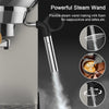 BIOLOMIX Espresso Machine With Milk Frother for Ground Coffee 1.1L Capacity 1100W