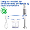 BioloMix Food Blender 4 in 1 Smoothie Maker Fruit Juicer Coffee Grinder White ✨