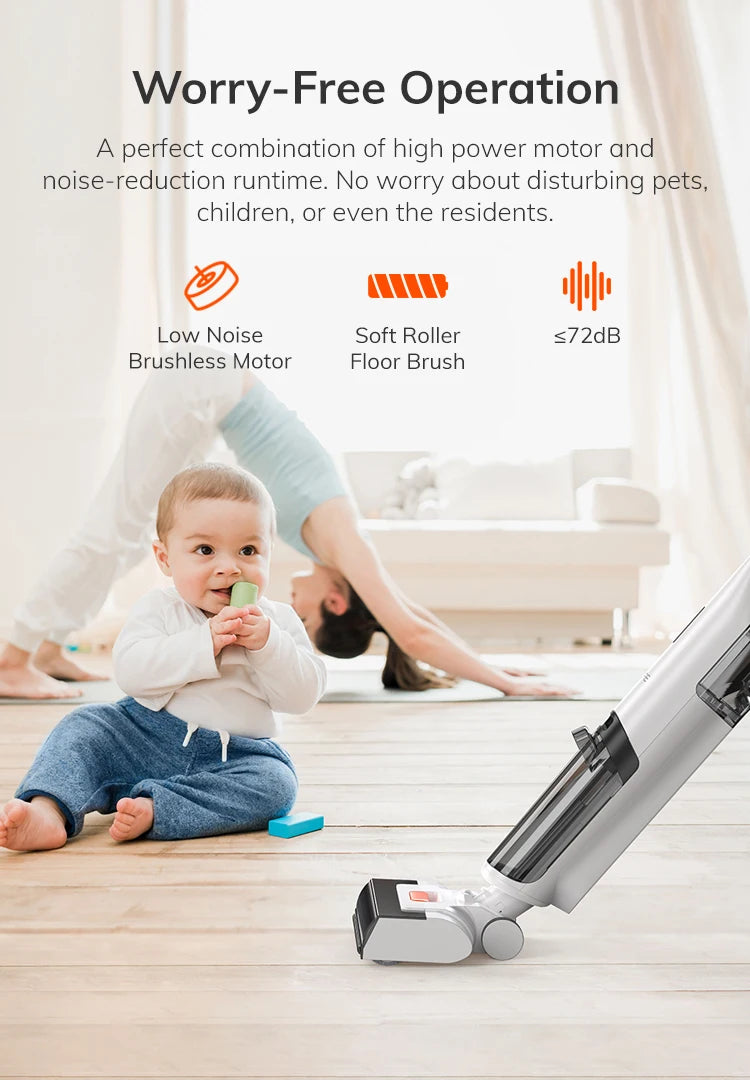 ILIFE Cordless Stick Vacuum Pet Pro Strong Battery Smart Mop Washing 5500Pa ✨✨
