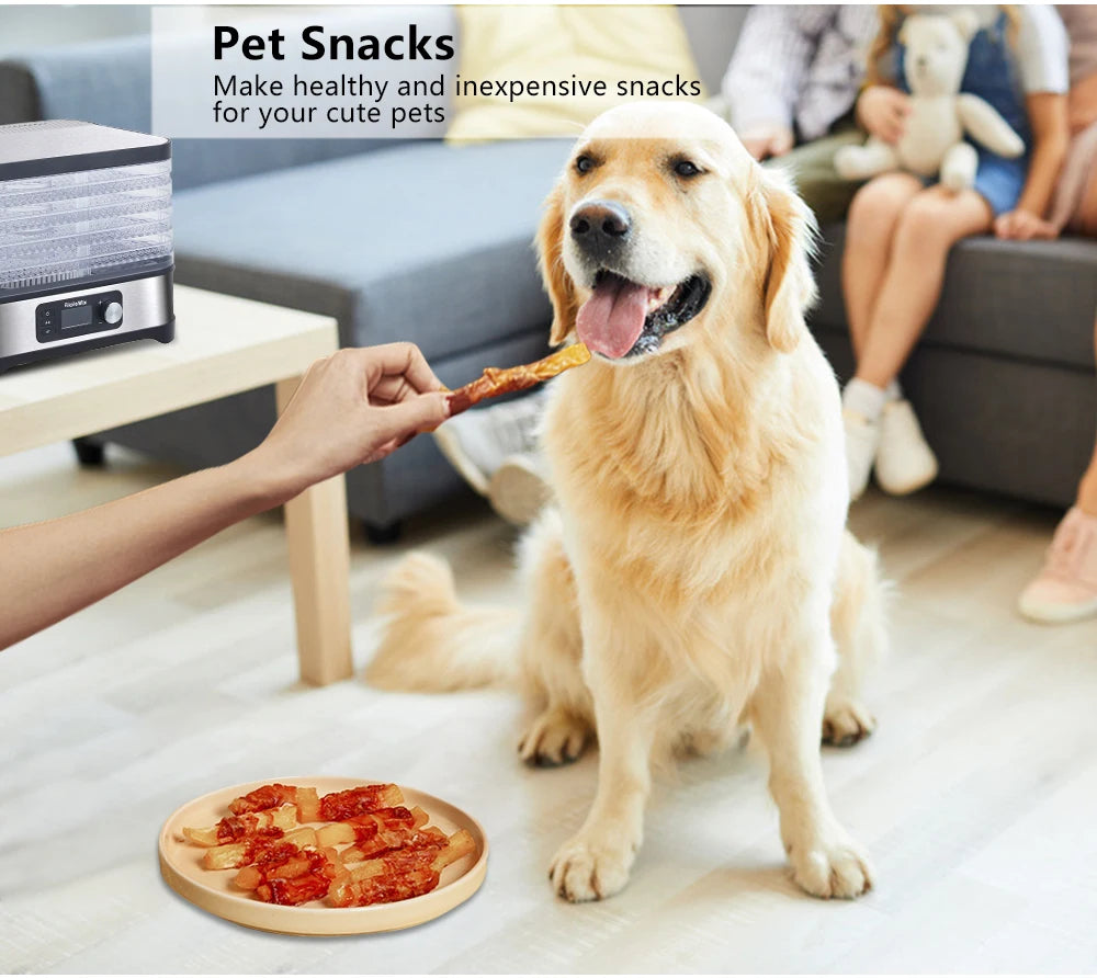 Electric Food Dehydrator 5 Tier Digital Drying Machine Fruit Beef Veg Preserver✨