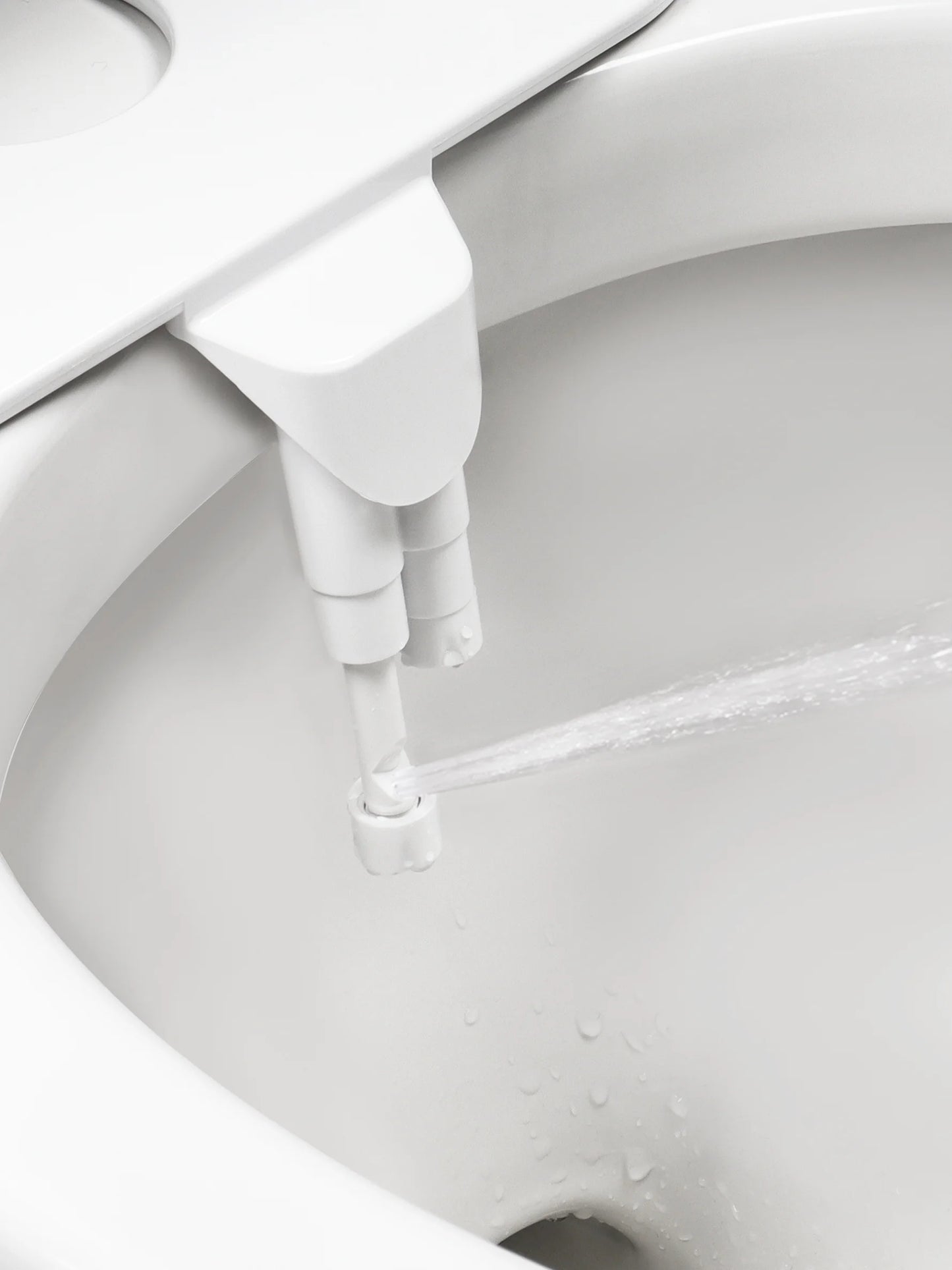Bidet Toilet Seat Attachment Self Cleaning Dual Nozzle Bathroom Water Spray ✨