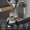 BIOLOMIX Espresso Machine With Milk Frother for Ground Coffee 1.1L Capacity 1100W