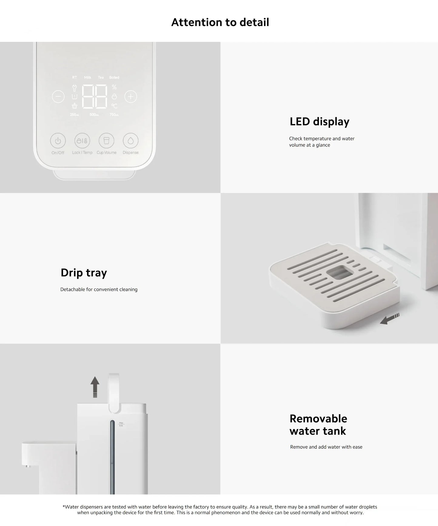 Xiaomi Instant Filtered Water Dispenser Hot and Ambient Filter With Display ✨