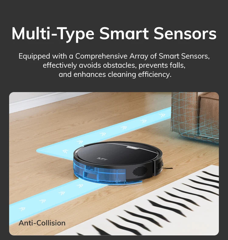 ILIFE V9 PRO 2-in-1 Robot Vacuum & Mop Self-Emptying 3000Pa Strong Suction, App✨