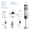 BioloMix Food Blender 4 in 1 Smoothie Maker Fruit Juicer Coffee Grinder White ✨