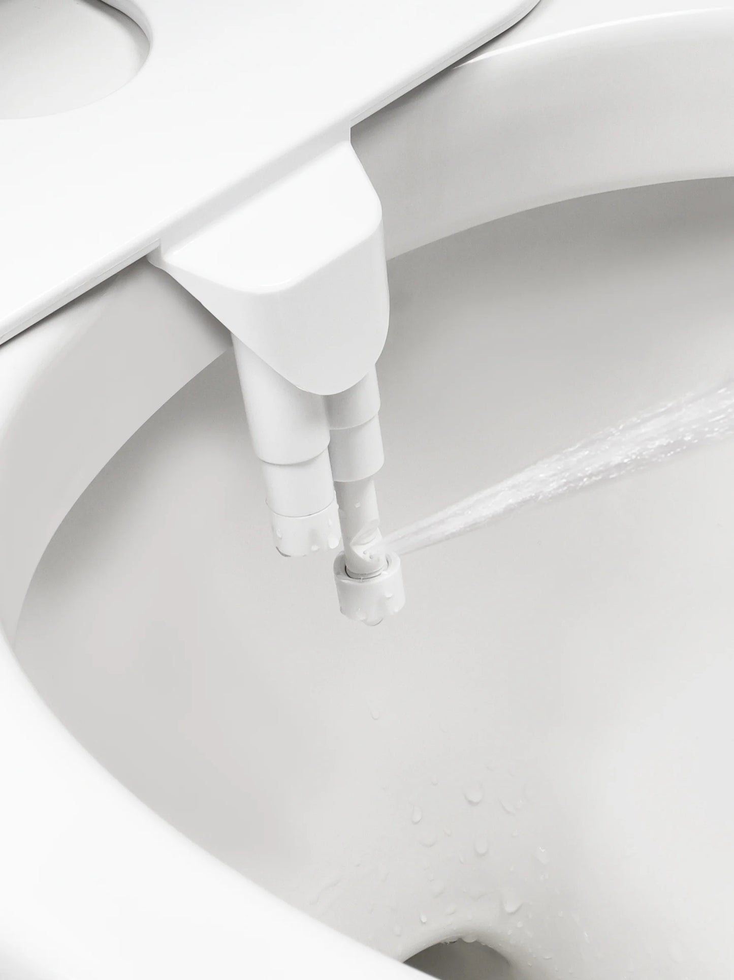 Bidet Toilet Seat Attachment Self Cleaning Dual Nozzle Bathroom Water Spray ✨