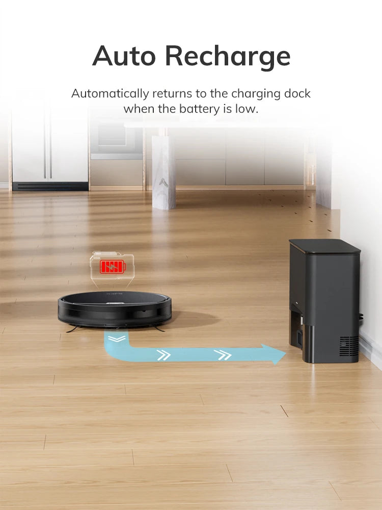 ILIFE V9 PRO 2-in-1 Robot Vacuum & Mop Self-Emptying 3000Pa Strong Suction, App✨
