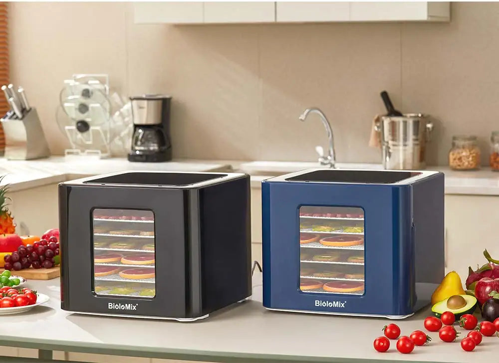 Biolomix Professional Food Dehydrator 400W 6 Stainless Steel Trays LCD Touch...✨
