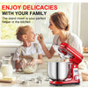 BioloMix Stand Mixer 1200W 6LElectric Kitchen QuietFood Mixer Premium ALL IN ONE