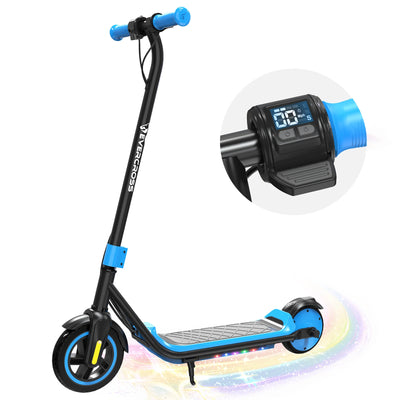 Electric Kids Foldable E-Scooter Ages 6-12 LED Display Colourful Lights 16kmh ✨✨