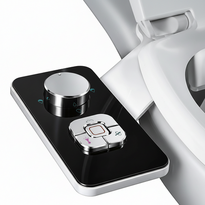 SAMODRA Bidet Attachment Ultra Slim For Toilet Seat With Dual Cleaning Nozzle ✨