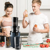 Electric Juicer Machine Juice Fruit Squeezer Slow Masticating Brush Pulp Cup UK