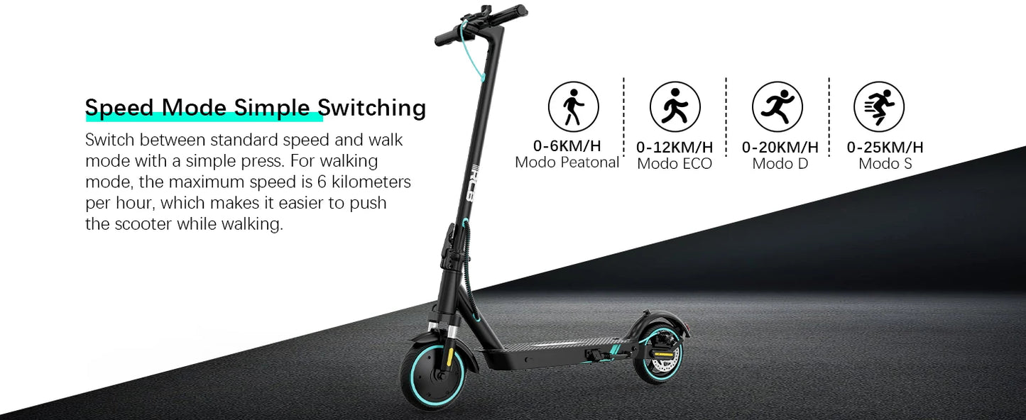 RCB BEST Electric Scooter Adult Folding 350W Motor Up To 30KM Range 25KM/H 🛴💨✨