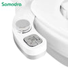 Bidet Toilet Seat Attachment Self Cleaning Dual Nozzle Bathroom Water Spray ✨