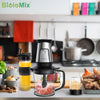BioloMix Nutri Blender & Smoothie Maker Food Chopper & Dry Grinder700W Silver  ✨