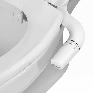 Bidet Toilet Seat Attachment | Ultra-Thin DIY Sprayer | SAMODRA BRAND | UK