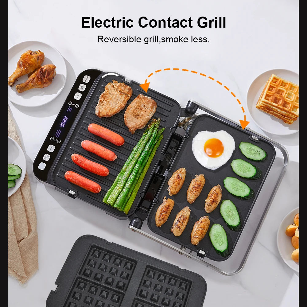 BioloMix Large Electric Griddle Countertop Hot Plate Grill Bacon Commercial ✨✨