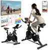 Exercise Bike Indoor Cycling Home Gym Workout Cardio Fitness LCD Monitor Black ✨