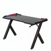 Gaming Desk LED RGB Computer Table Workstation w/ Cup Holder & Headphone Hook✨✨
