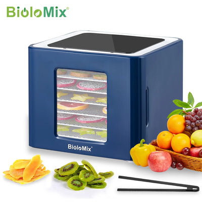 Biolomix Professional Food Dehydrator 400W 6 Stainless Steel Trays LCD Touch...✨