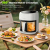 Oyjia Digital Air Fryer 5L Oil Free Frying Chips 1800W Kitchen Cooker Oven UK