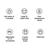 Xiaomi Instant White Hot Filtered Water Dispenser Countertop 4 Tem. Levels  ✨