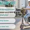 Electric Scooter with Seat Adult 8.5 Inch Solid 25KM/H Commuter Electric Scooter