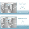 Bidet Toilet Seat Attachment | Ultra-Thin DIY Sprayer | SAMODRA BRAND | UK