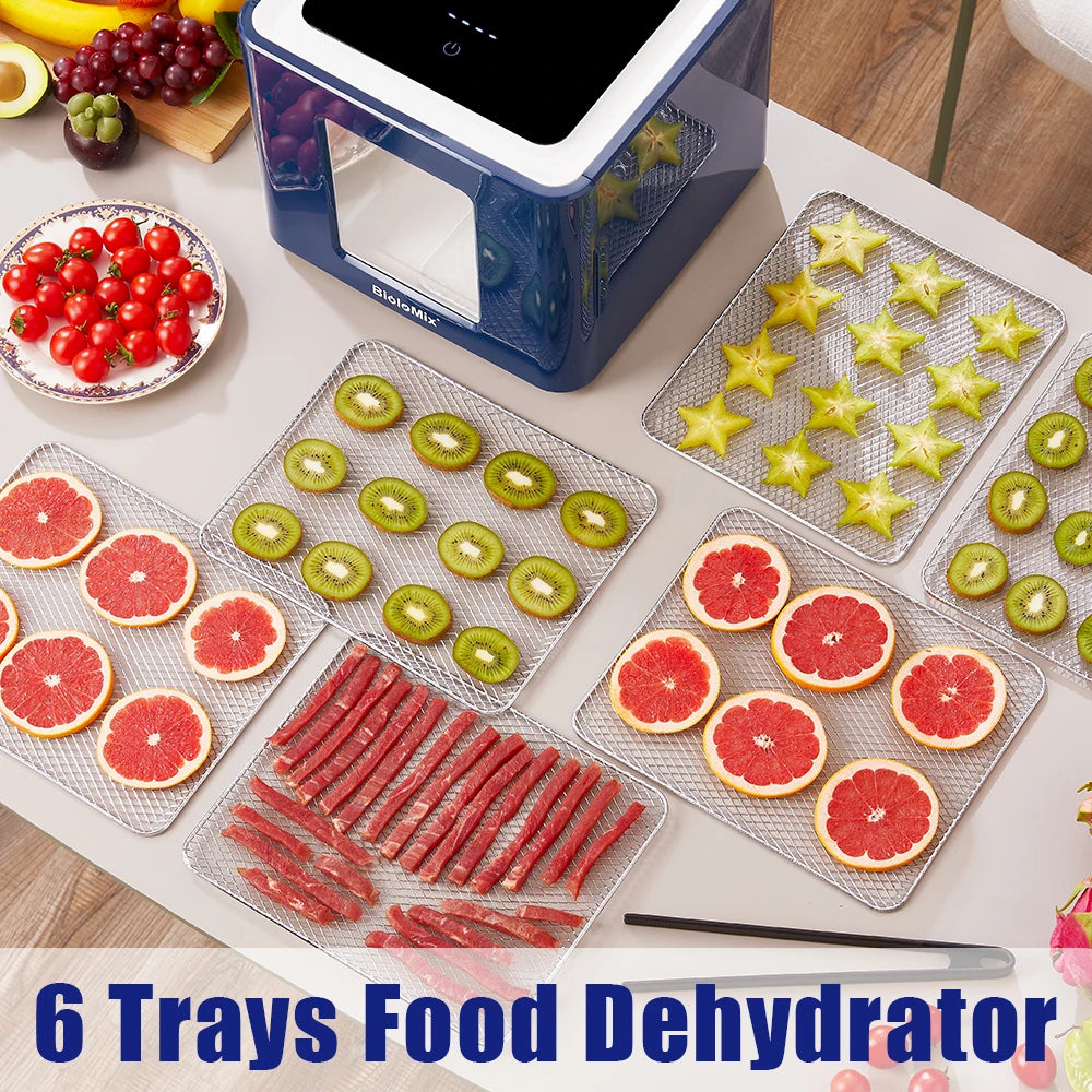 Biolomix Professional Food Dehydrator 400W 6 Stainless Steel Trays LCD Touch...✨