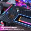Gaming Desk LED RGB Computer Table Workstation w/ Cup Holder & Headphone Hook✨✨
