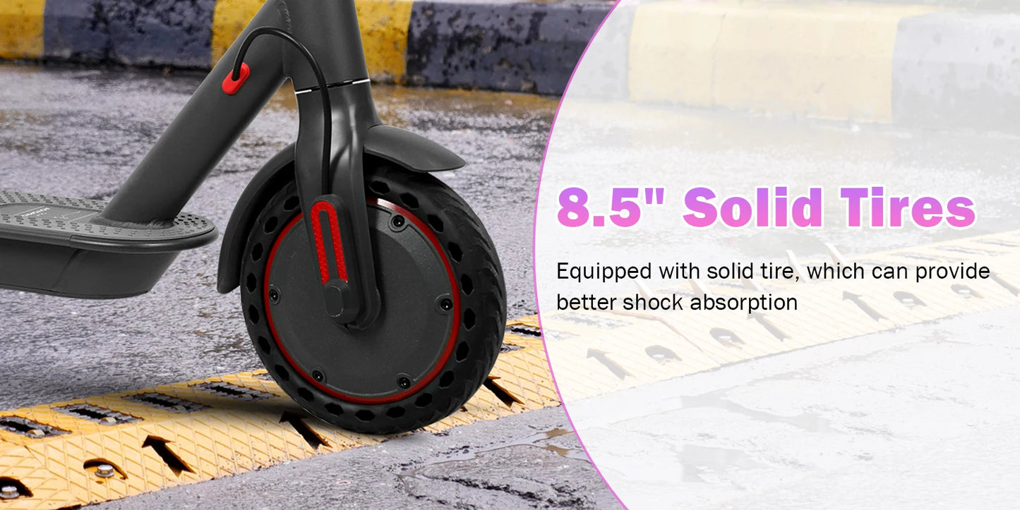 Ladped LP60 Adult Electric Scooter, 8.5" Solid Tires 25KM/H Commuting Scooter ✨✨