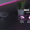 Gaming Desk LED RGB Computer Table Workstation w/ Cup Holder & Headphone Hook✨✨