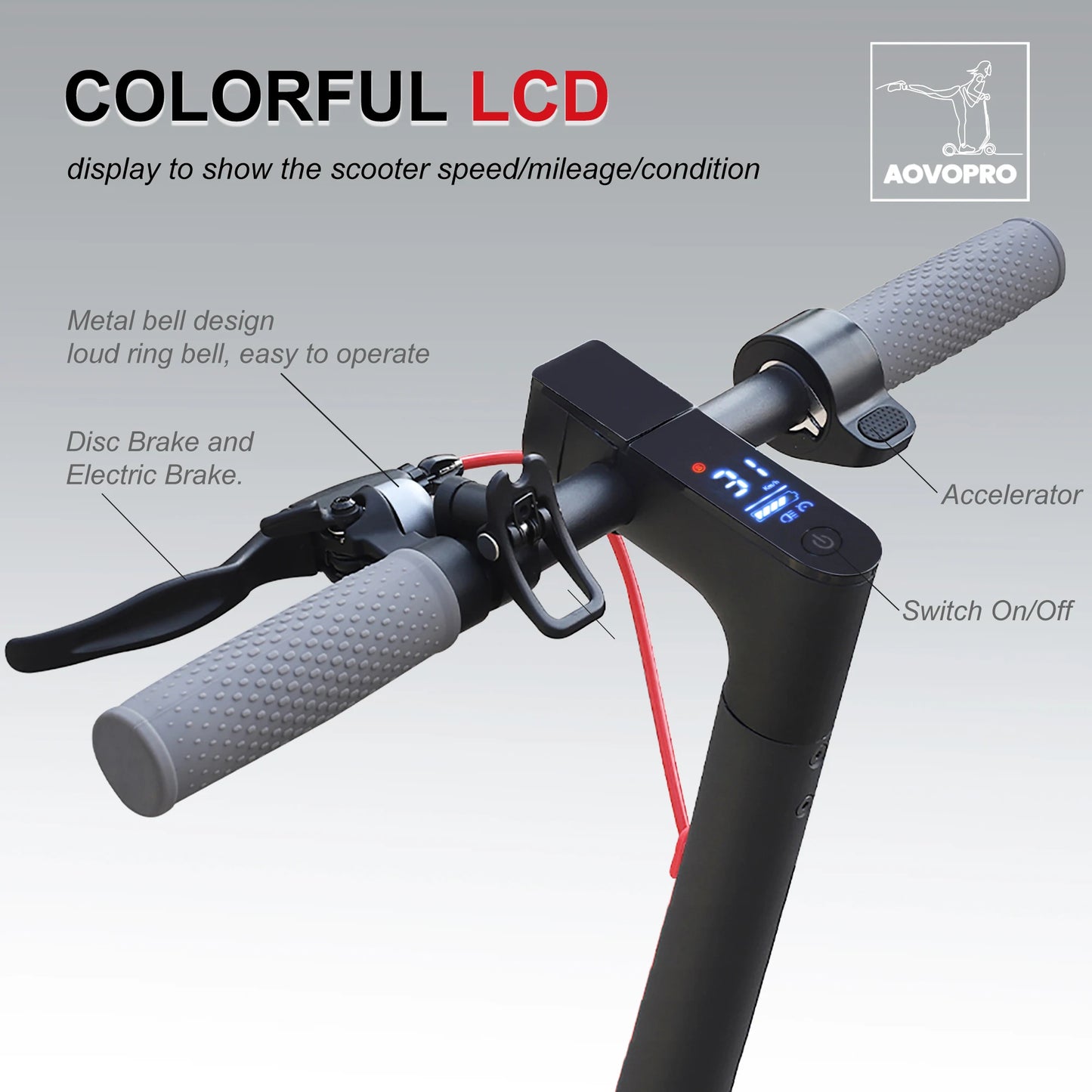 Ladped LP60 Adult Electric Scooter, 8.5" Solid Tires 25KM/H Commuting Scooter ✨✨