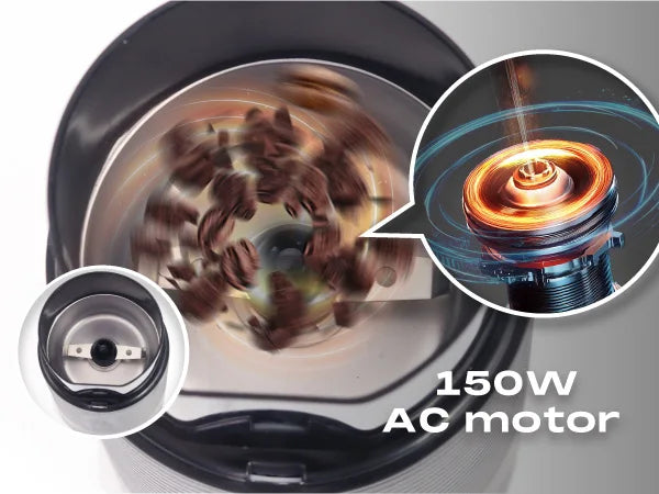 Electric Coffee Bean Grinder Machine Nut Spice Grinder 70g Red Superlex UK ✨