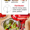 BioloMix Stand Mixer 1200W 6LElectric Kitchen QuietFood Mixer Premium ALL IN ONE