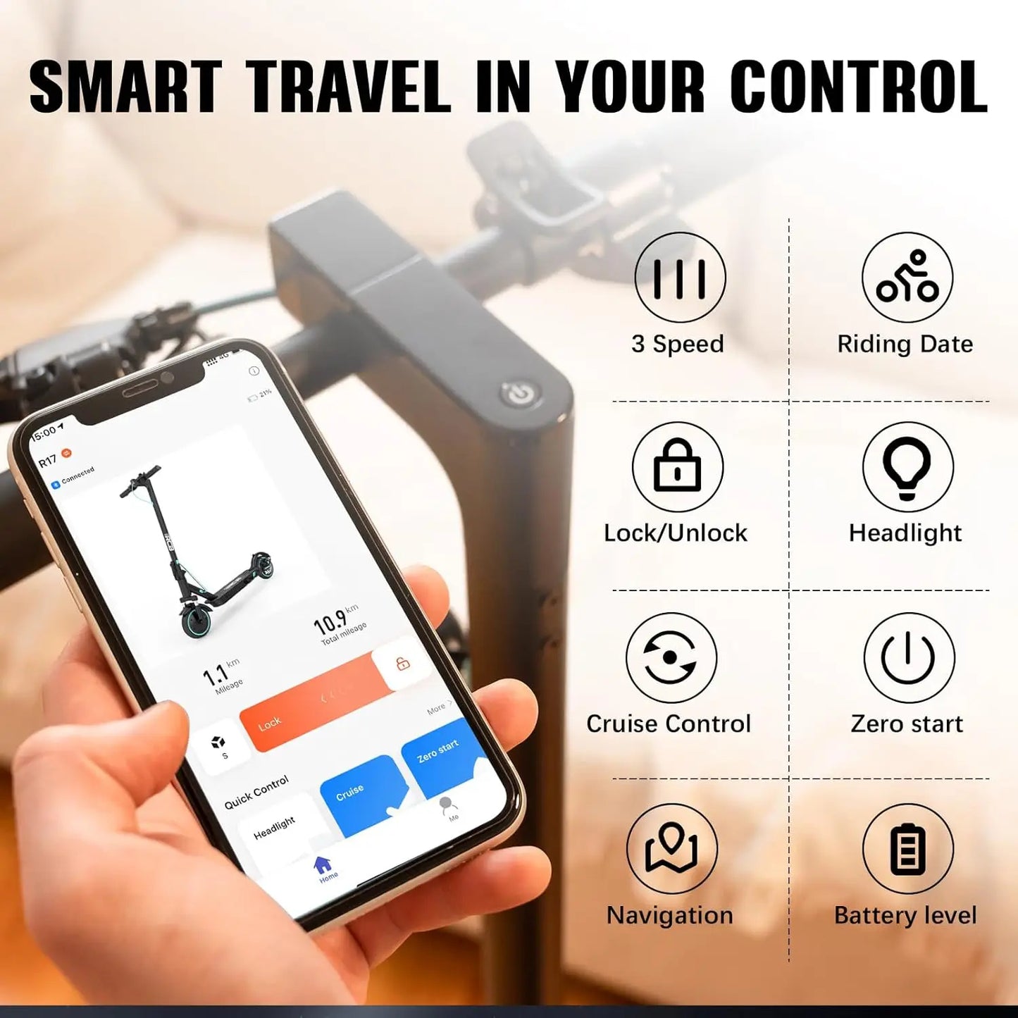 RCB BEST Electric Scooter Adult Folding 350W Motor Up To 30KM Range 25KM/H 🛴💨✨