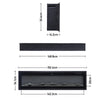 LED Fireplace Media Wall Fire Wall Mounted Standing Electric Heater 40/50/60 in.