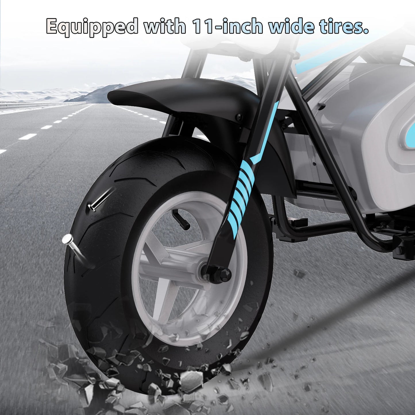 EverCross 24V Kids Electric Motorbike Twist Grip Throttle 11" Wheels Best Gift ✨