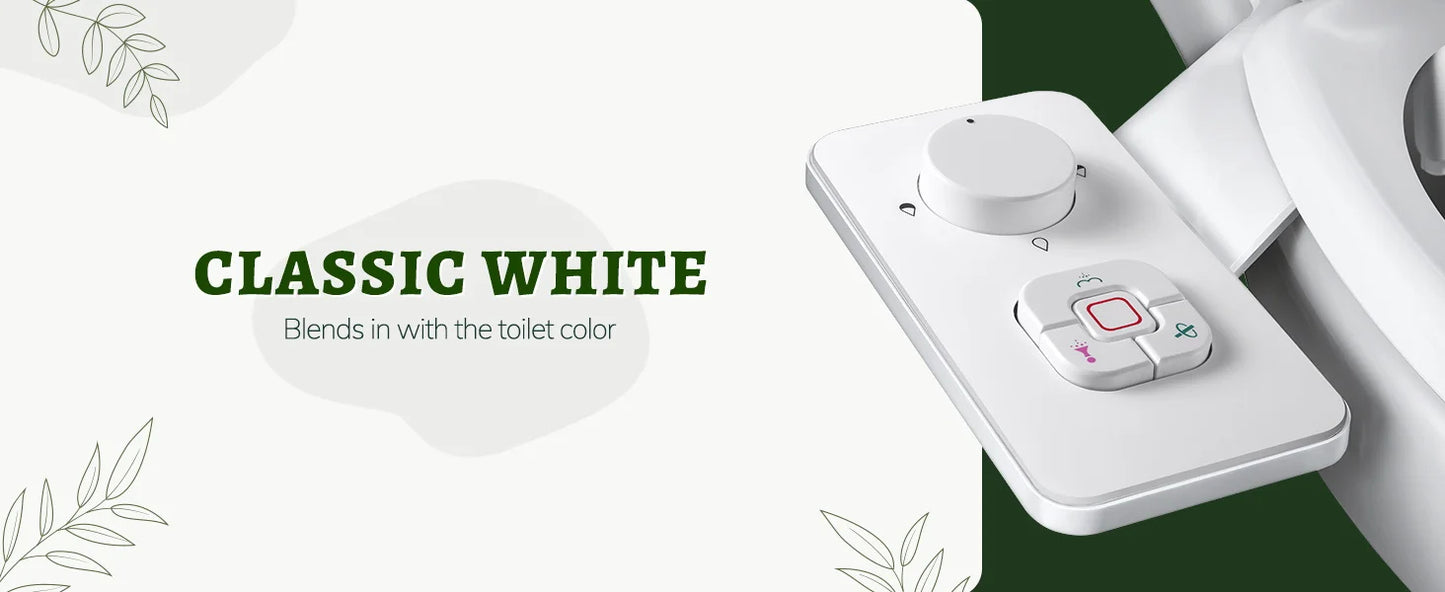 SAMODRA Bidet Attachment Ultra Slim For Toilet Seat With Dual Cleaning Nozzle ✨