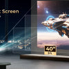 12000 Lumen Projector Smart HD LED WiFi Bluetooth HDMI Android Home Theater Gift
