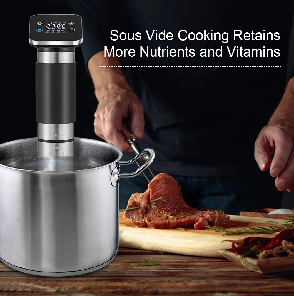 BioloMix 220V WIFI Sous Vide Slow Cooker Immersion Circulator SV9008 Tool CF UK