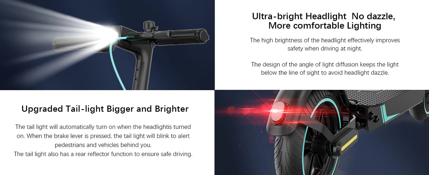 RCB BEST Electric Scooter Adult Folding 350W Motor Up To 30KM Range 25KM/H 🛴💨✨