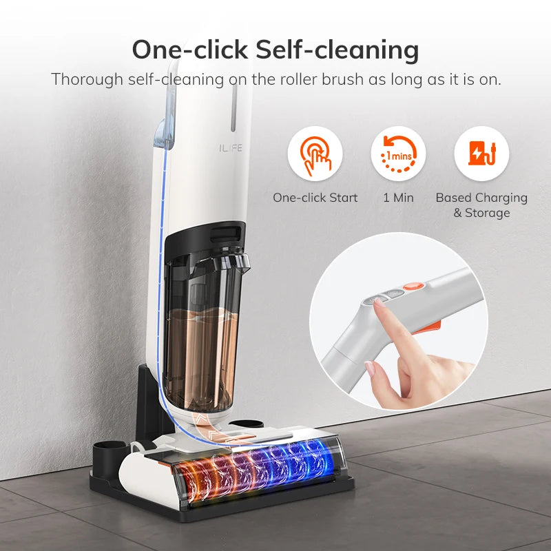 ILIFE Cordless Stick Vacuum Pet Pro Strong Battery Smart Mop Washing 5500Pa ✨✨