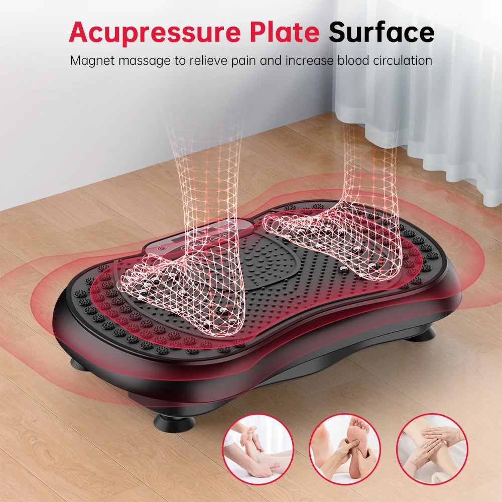 Power Vibration Plate Vibrating Machine Platform Exercise Body Shaker Massager ✨