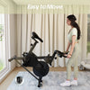 Exercise Bike Indoor Cycling Home Gym Workout Cardio Fitness LCD Monitor Black ✨