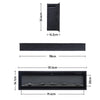 LED Fireplace Media Wall Fire Wall Mounted Standing Electric Heater 40/50/60 in.
