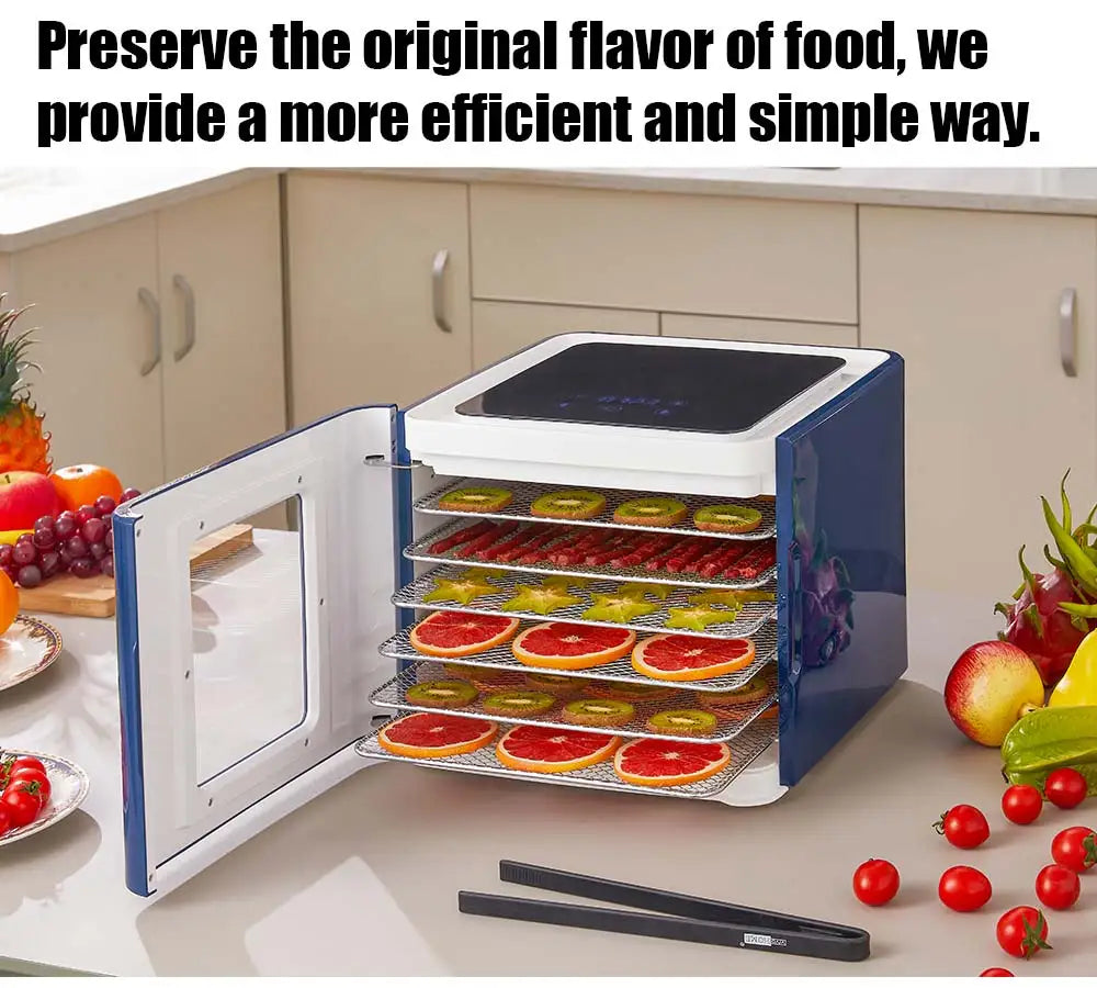 Biolomix Professional Food Dehydrator 400W 6 Stainless Steel Trays LCD Touch...✨